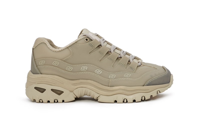 skechers opening ceremony collaboration sneaker white s logo monochrome 
