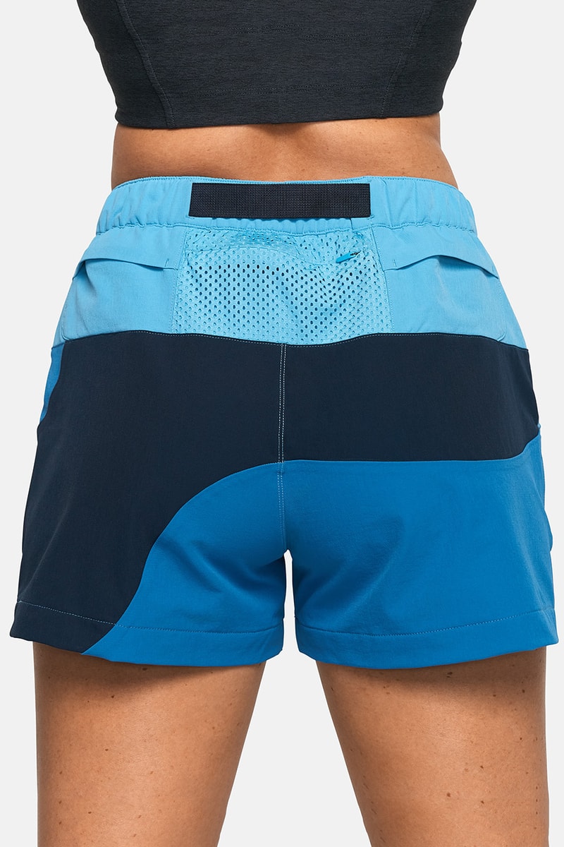 outdoor voices retrek color blacked hike short blue
