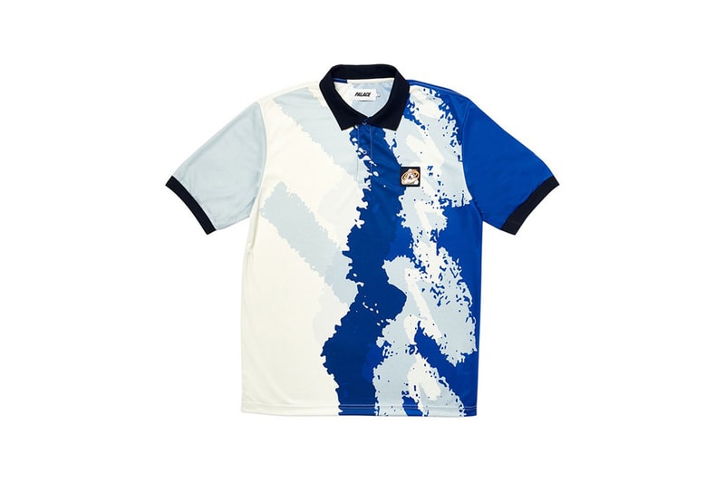 Palace Fall Winter 2019 Drop 2 Tie Dye Shirt Blue
