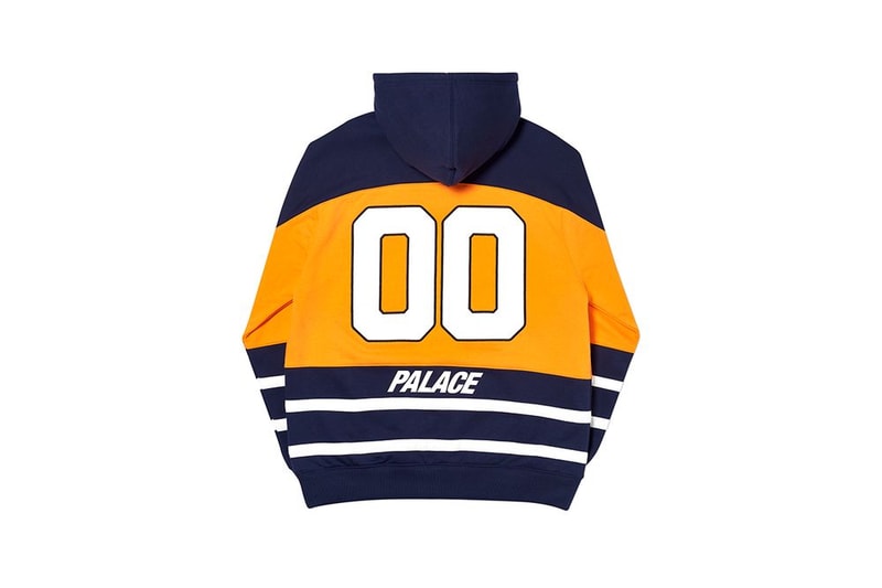 Palace Fall Winter 2019 August Drop 3 Hoodie Blue Yellow