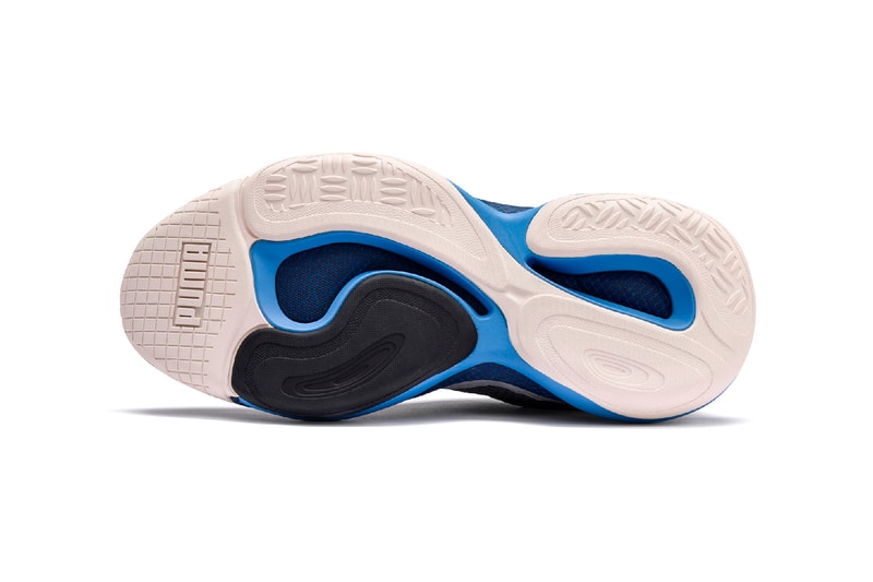puma alteration blitz castlerock high rise chunky dad sneaker blue grey white