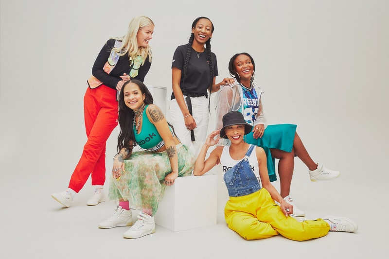 Reebok It's A Man's World Campaign Club C Workout Freestyle Hi Cream Jazerai Allen Lord Kimberly Drew Distortedd Girls On Kicks WondaGurl