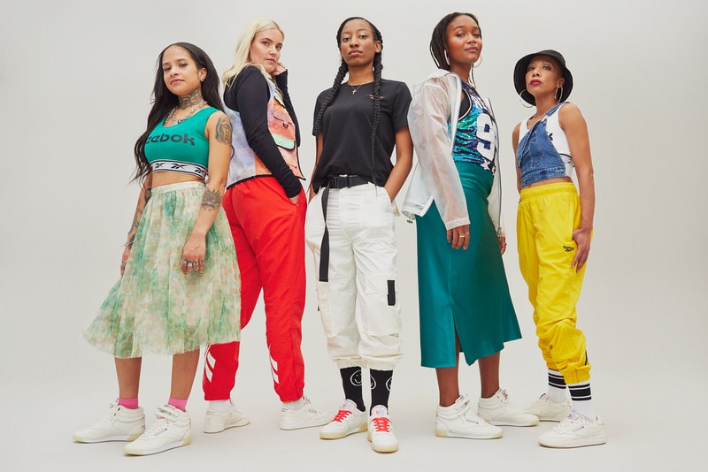 Reebok It's A Man's World Campaign Club C Workout Freestyle Hi Cream Jazerai Allen Lord Kimberly Drew Distortedd Girls On Kicks WondaGurl