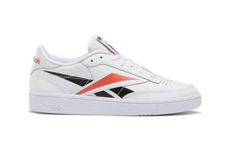 Reebok Club C Oversized Logo Vector Sneaker Overbranded Pink 