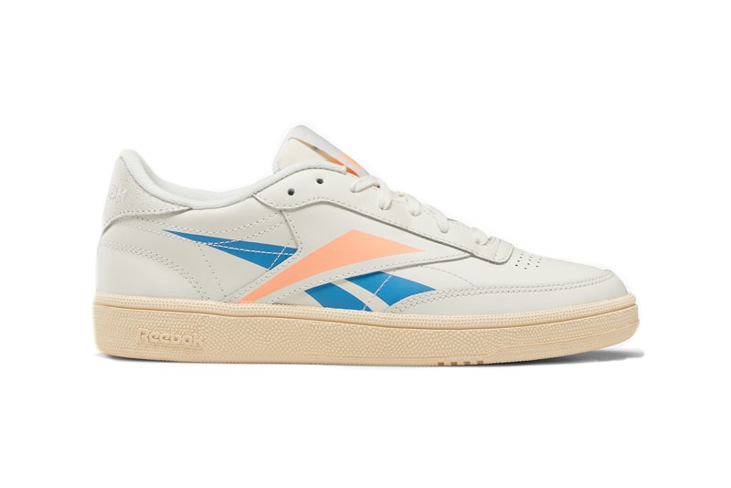 Reebok Club C Oversized Logo Vector Sneaker Overbranded Pink 