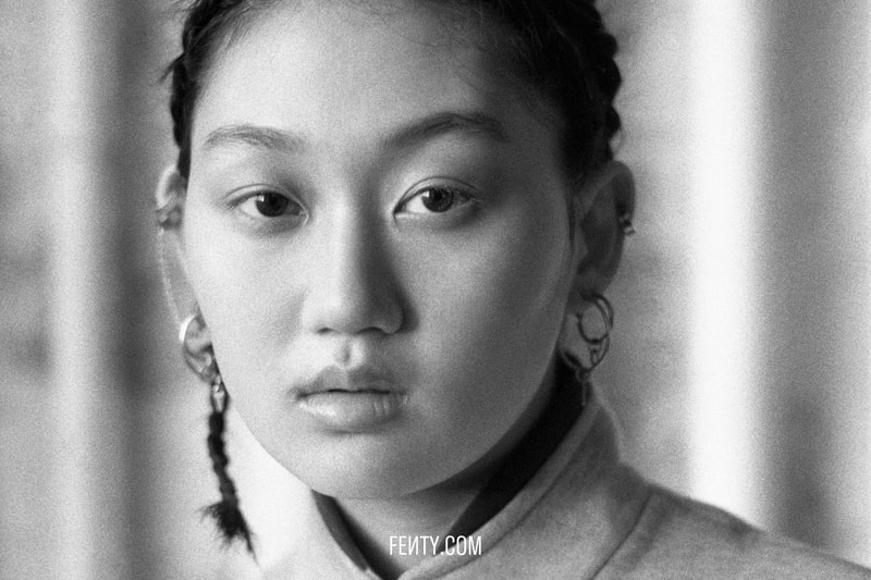 FENTY Release 8-19 Campaign Blazer Grey Earrings Silver