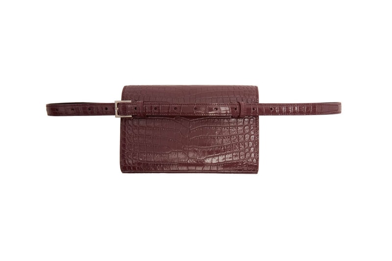 saint laurent ysl Kate Belt Bag burgundy leather goods anthony vaccarello