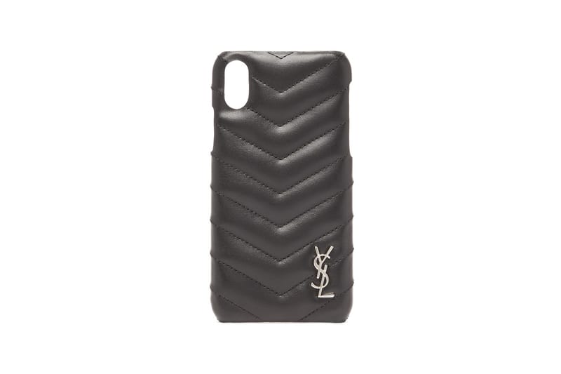 Treat Yourself to Saint Laurent's Quilted Logo iPhone Case