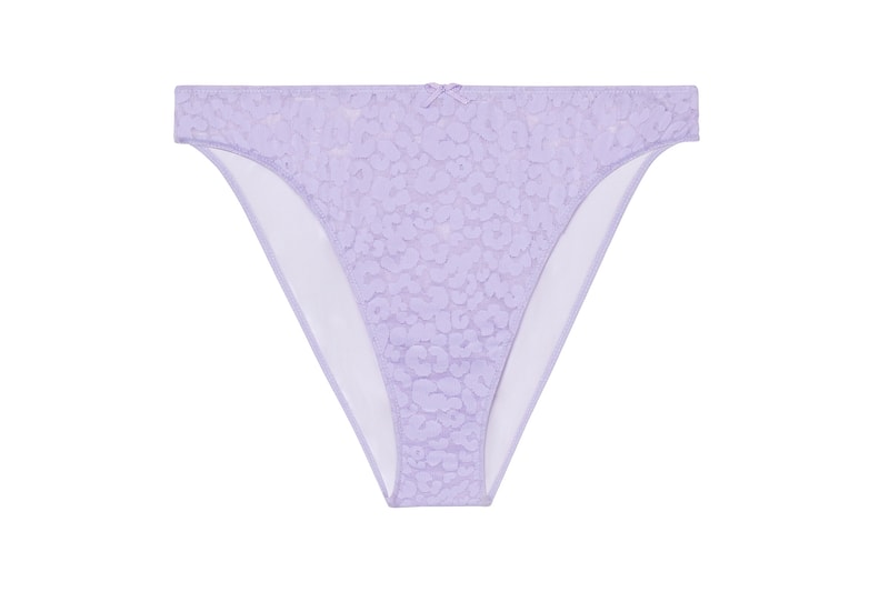 Savage X Fenty Leopard Lace Underwear Purple