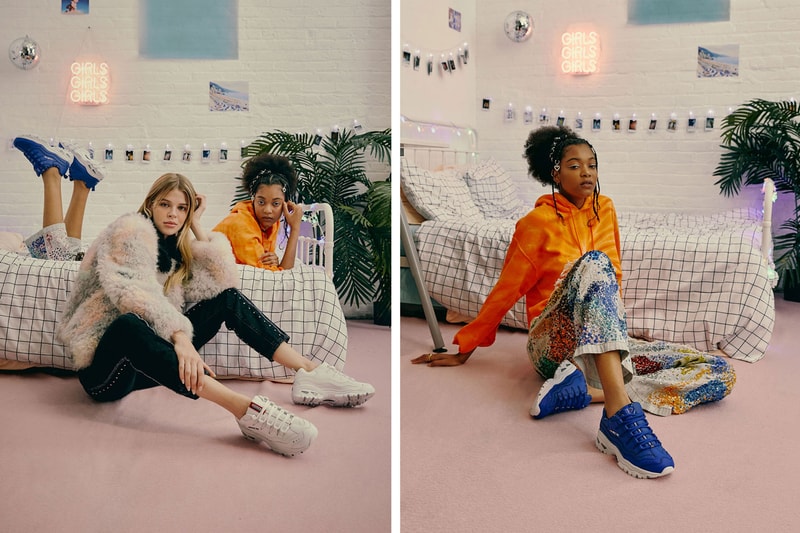 Skechers Energy White Blue Spring Summer 2019 Lookbook