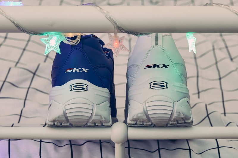 Skechers Energy White Blue Spring Summer 2019 Lookbook