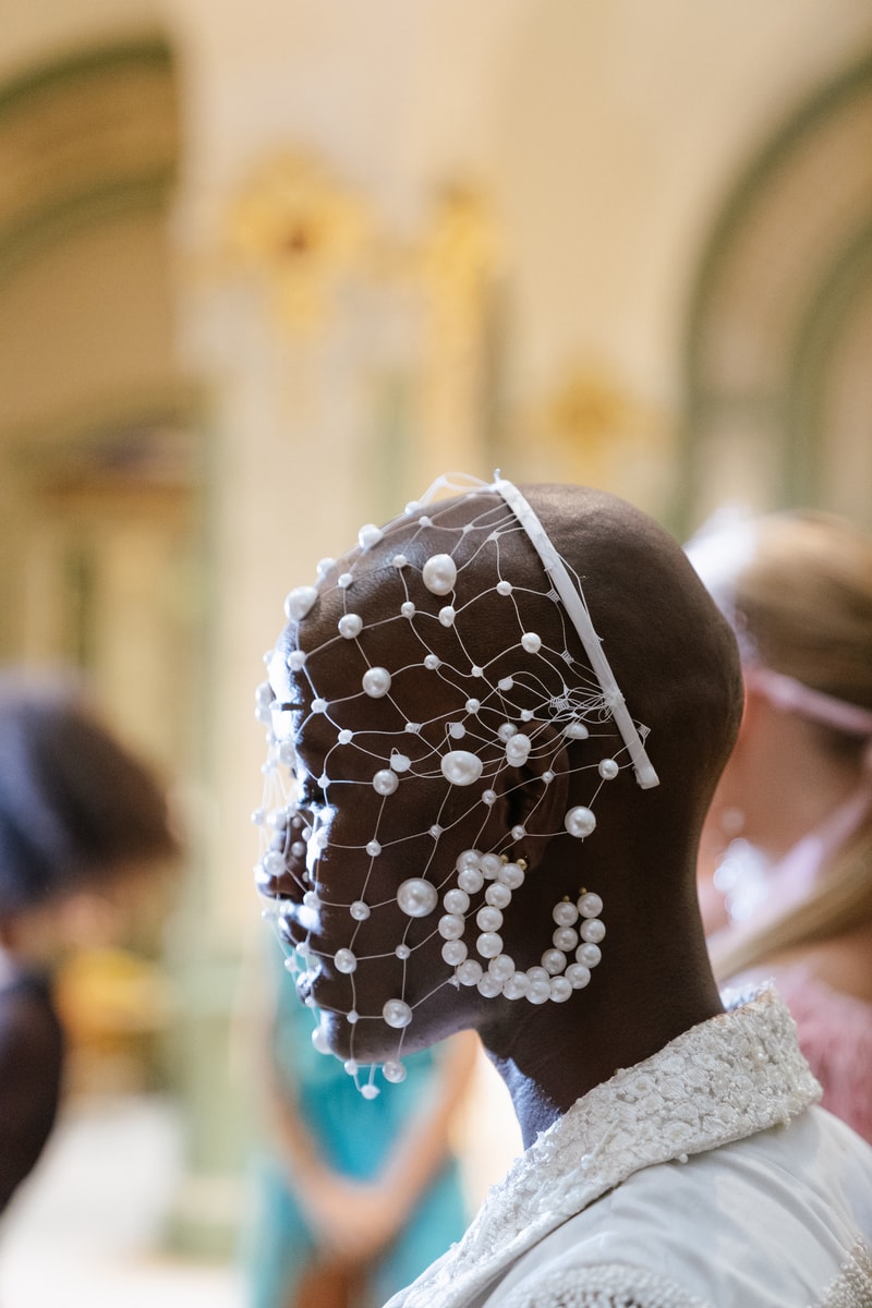 Slashed By Tia Spring Summer 2020 Presentation Pearl Mask White