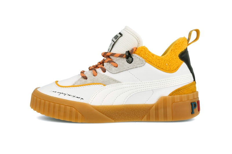 Sue Tsai x PUMA Cali Bright White Yellow