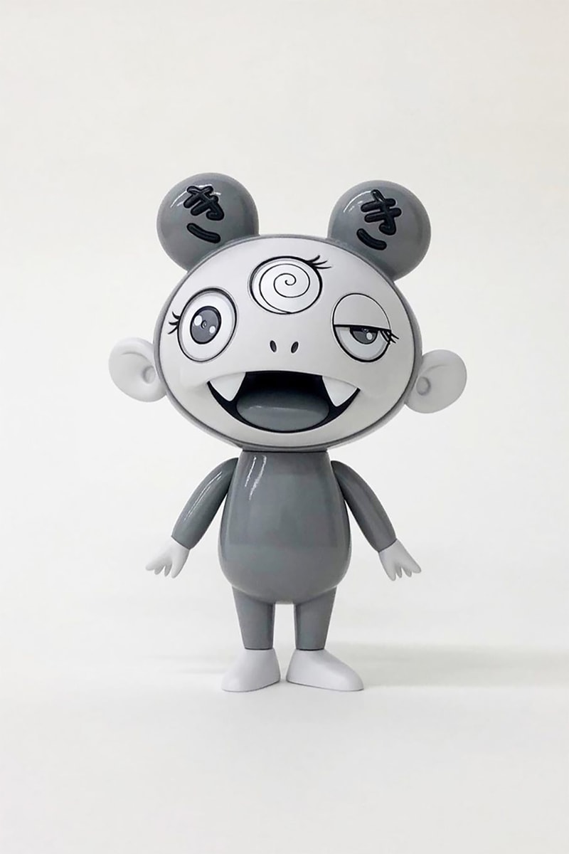 takashi murakami kaikai kiki figures black white vinyl figures art release tokyo japan artist