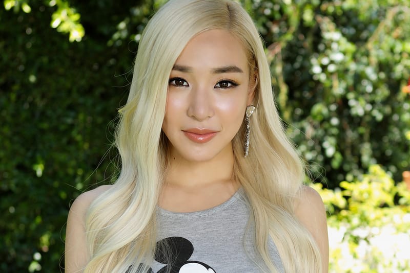 See How K-Pop Star Tiffany Young Glams up Disney's Classic Mickey Mouse T-Shirt