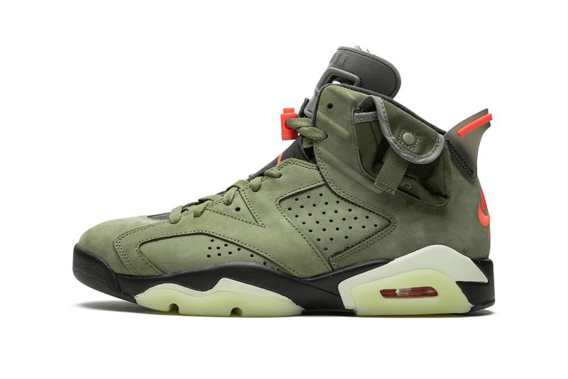 Travis Scott x Air Jordan 6 Cactus Jack Green Orange