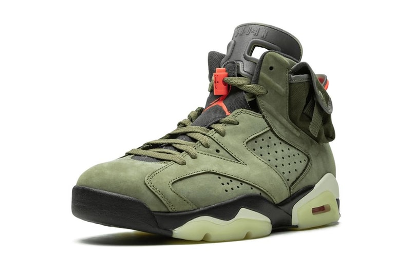 Travis Scott x Air Jordan 6 Cactus Jack Green Orange