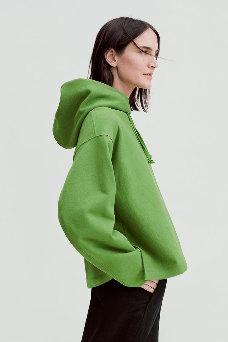 Uniqlo U Fall Winter 2019 Lookbook Hoodie Green Pants Black