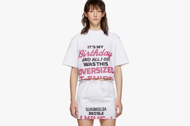 Vetements Drops "Happy Birthday"-Themed Dress Set