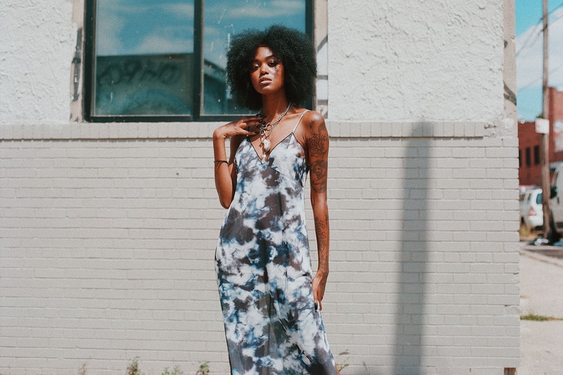 x-girl late-summer collection chynna rogers campaign womens t-shirts hoodies slip dresses streetwear