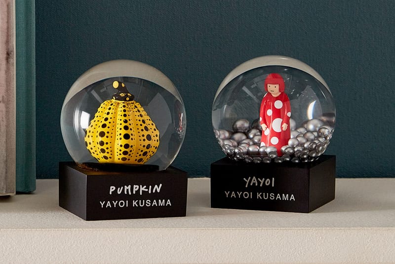 These Mini Yayoi Kusama Snowglobes Are for Art Lovers