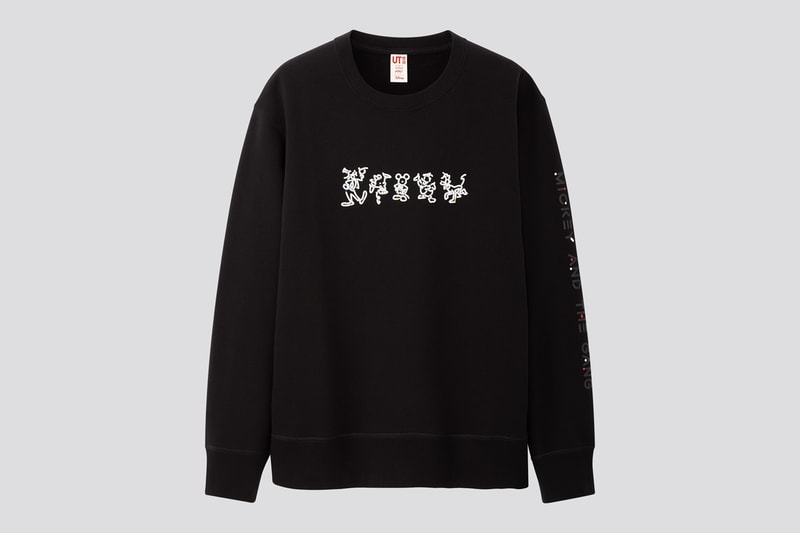 uniqlo ut yoon hyup disney mickey minnie mouse sweatshirts hoodies