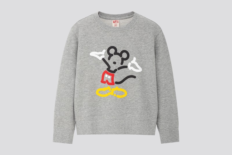 uniqlo ut yoon hyup disney mickey minnie mouse sweatshirts hoodies