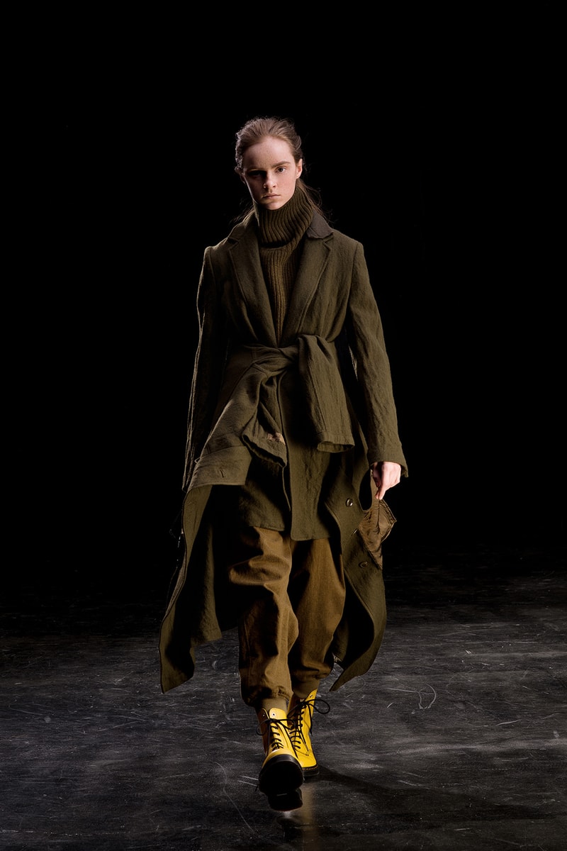 yohji yamamoto y's ys fall winter 2019 lookbook