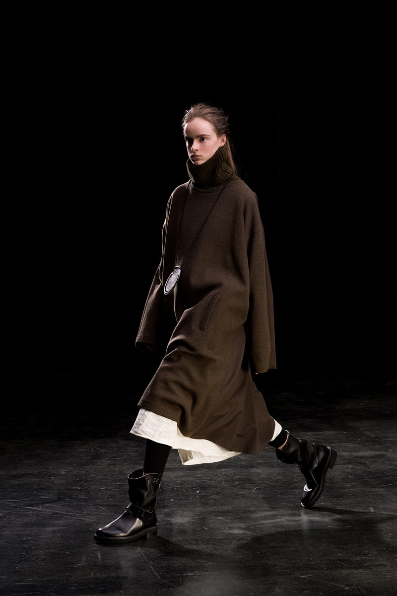yohji yamamoto y's ys fall winter 2019 lookbook coat