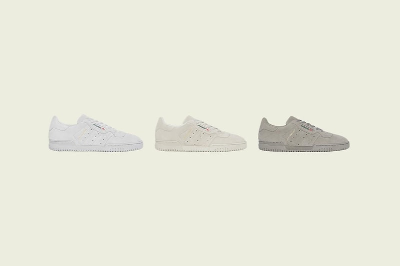 adidas yeezy powerphase sneakers suede white grey brown release footwear shoes sneakerhead