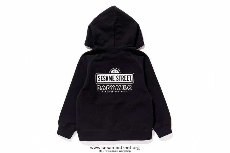 Sesame Street x BAPE Collection Collaboration Release Elmo Cookie Monster Baby Milo Bert Ernie