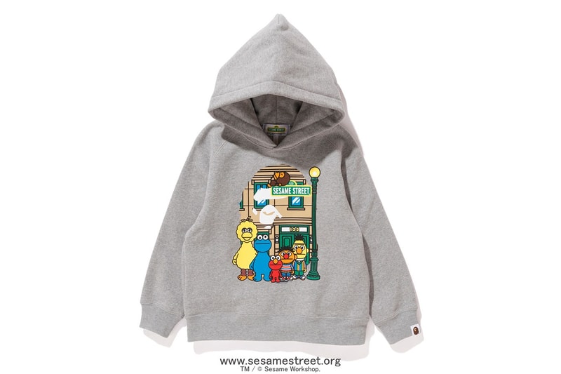 Sesame Street x BAPE Collection Collaboration Release Elmo Cookie Monster Baby Milo Bert Ernie
