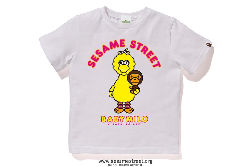 Sesame Street x BAPE Collection Collaboration Release Elmo Cookie Monster Baby Milo Bert Ernie
