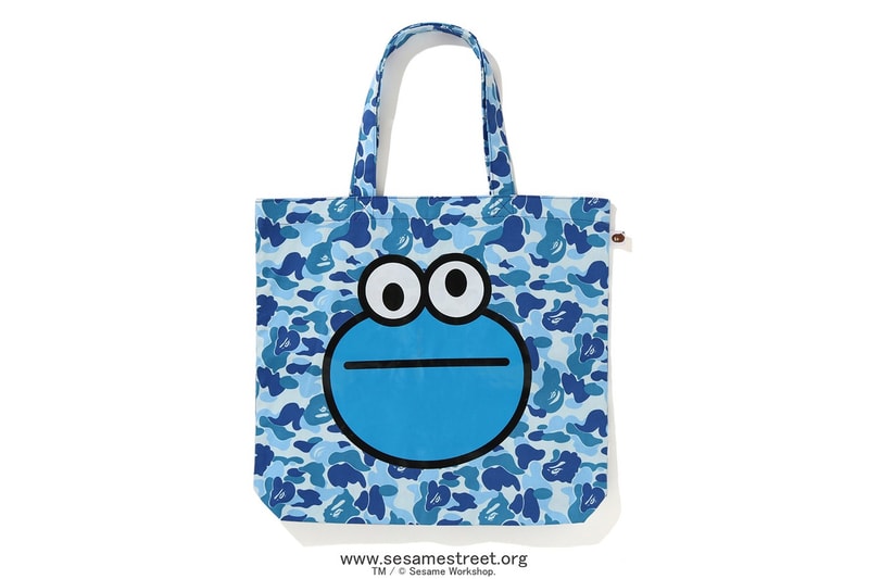 Sesame Street x BAPE Collection Collaboration Release Elmo Cookie Monster Baby Milo Bert Ernie
