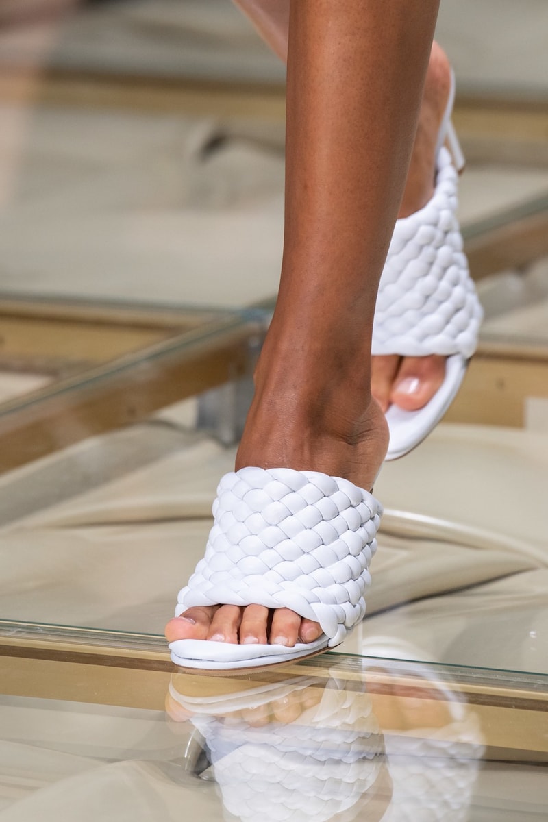 best bags shoes footwear bottega veneta milan fashion week mfw spring summer 2020 show clutches heels leather