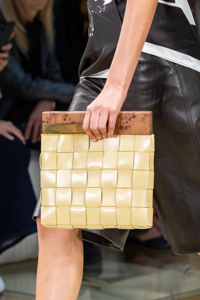 best bags shoes footwear bottega veneta milan fashion week mfw spring summer 2020 show clutches heels leather