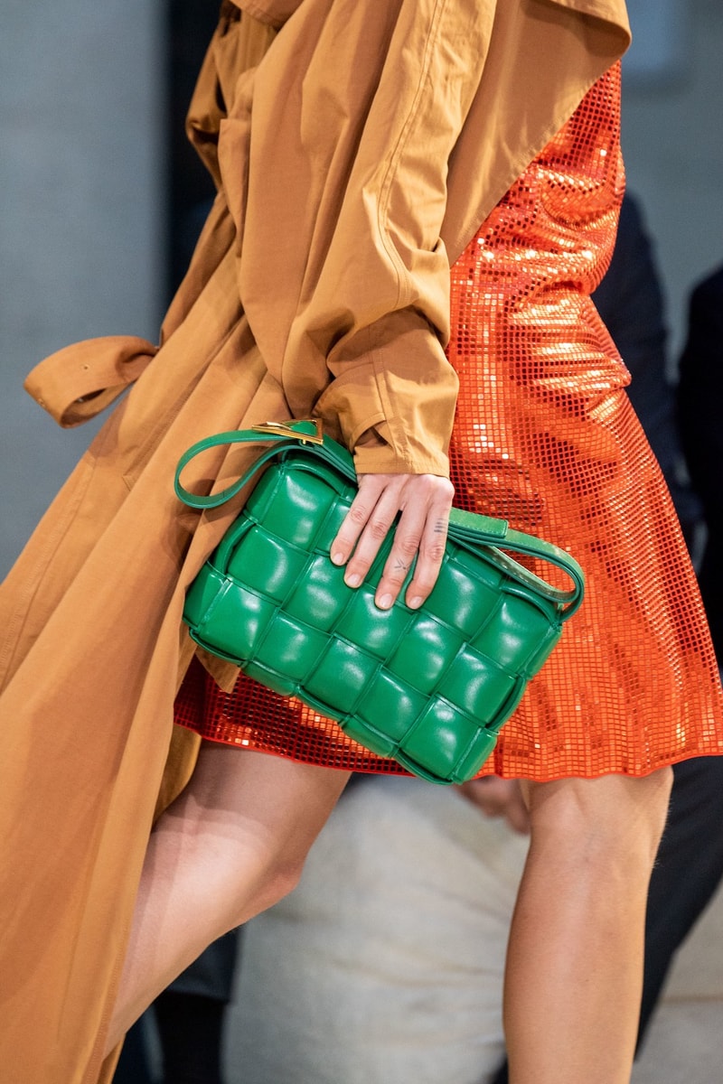 best bags shoes footwear bottega veneta milan fashion week mfw spring summer 2020 show clutches heels leather