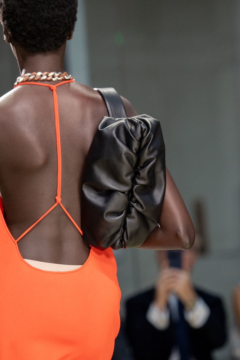 best bags shoes footwear bottega veneta milan fashion week mfw spring summer 2020 show clutches heels leather