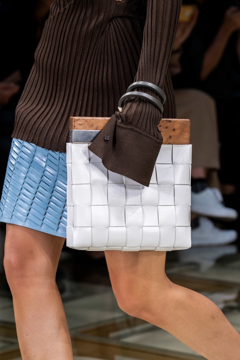 best bags shoes footwear bottega veneta milan fashion week mfw spring summer 2020 show clutches heels leather