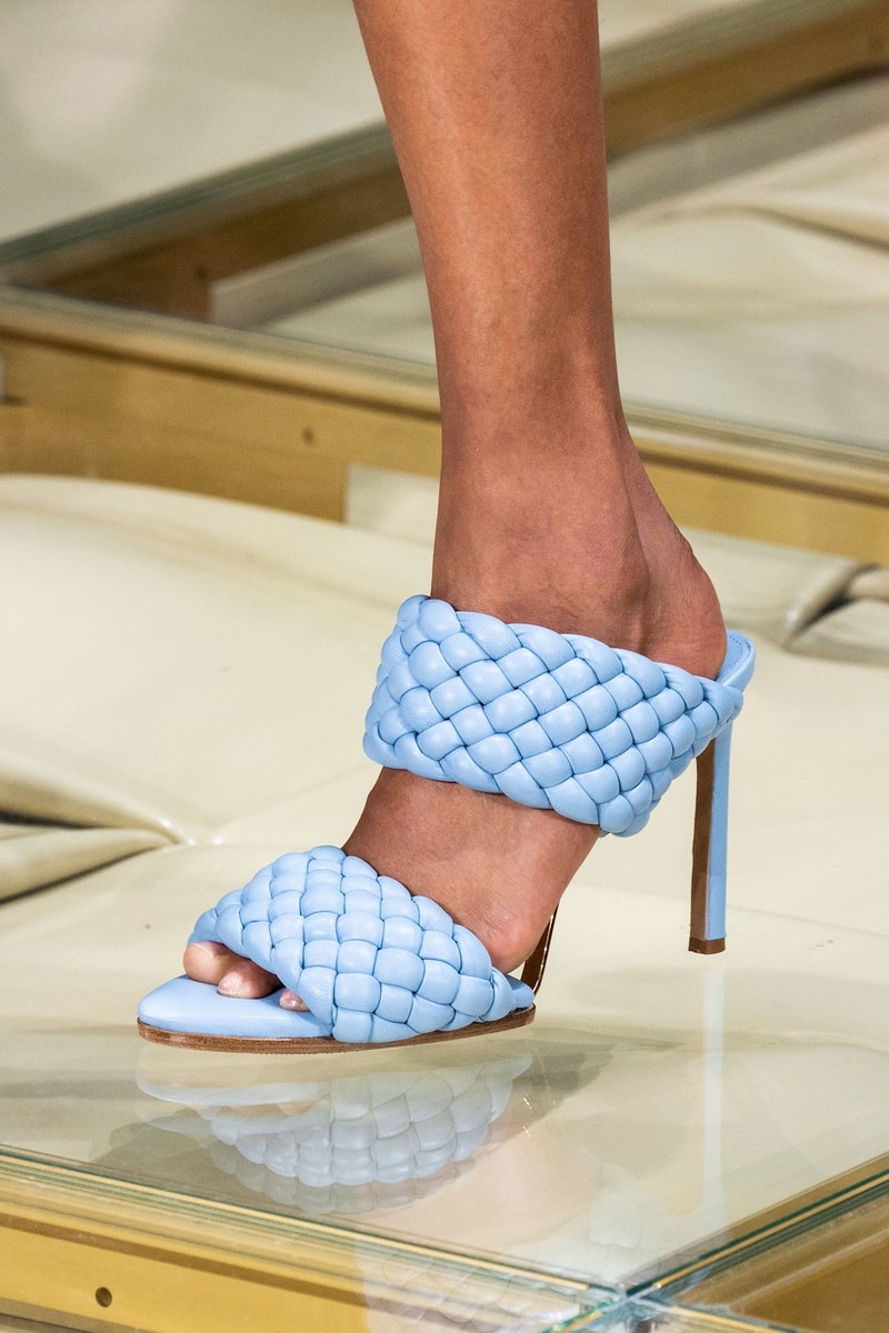 best bags shoes footwear bottega veneta milan fashion week mfw spring summer 2020 show clutches heels leather