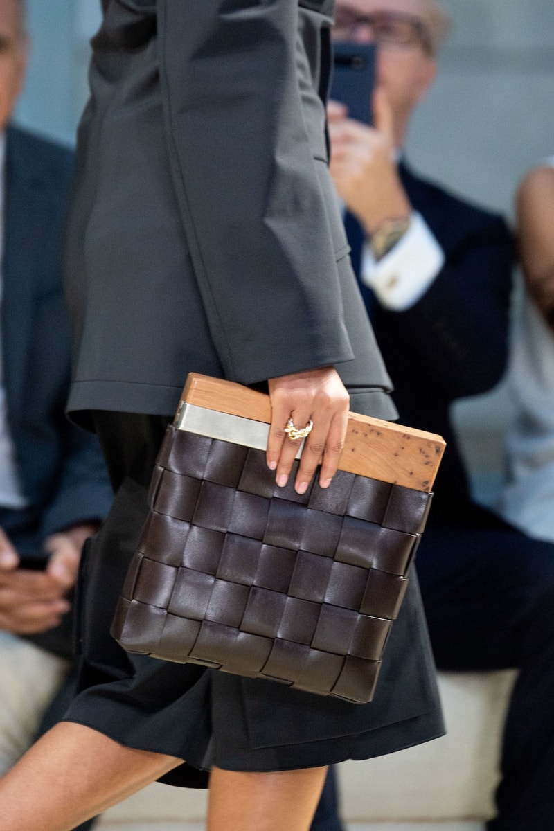 best bags shoes footwear bottega veneta milan fashion week mfw spring summer 2020 show clutches heels leather