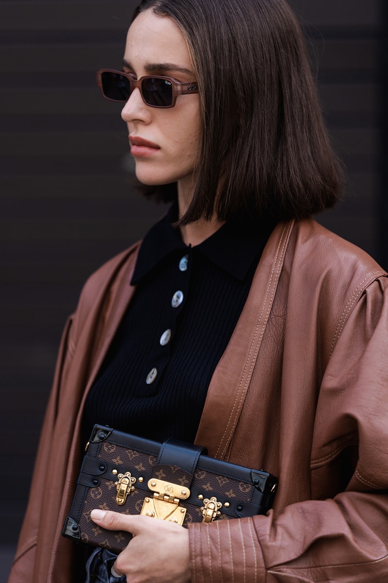 Louis Vuitton monogram brown Petite Malle clutch