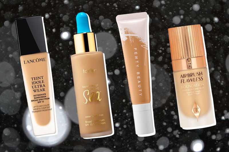 best foundations dry skin fall winter moisturizing dewy base makeup fenty beauty charlotte tilbury lancome marc jacobs tarte