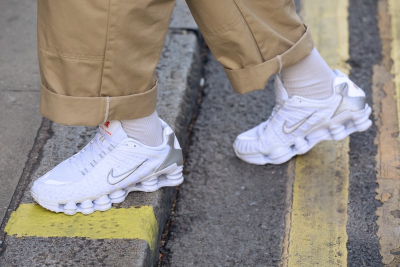 Best Street Style Sneakers London Fashion Week LFW SS20 Nike Shox TL Kendrick Lamar Cortez Prada Cloudbust Thunder Axel Arigato