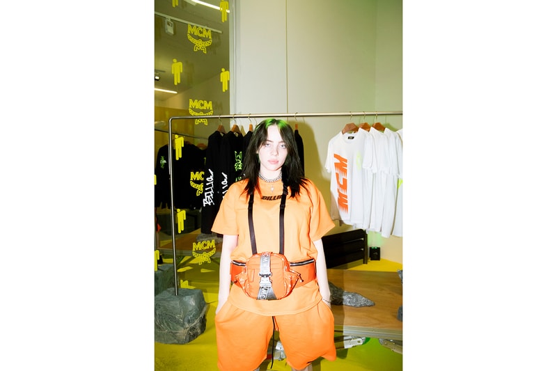 billie eilish mcm pop up store 1976 berlin flagship collaboration blohsh merch hoodies shirts