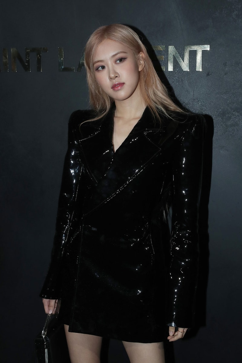 blackpink rose unistella park eunkyung korean nail artist yves saint laurent ysl monogram