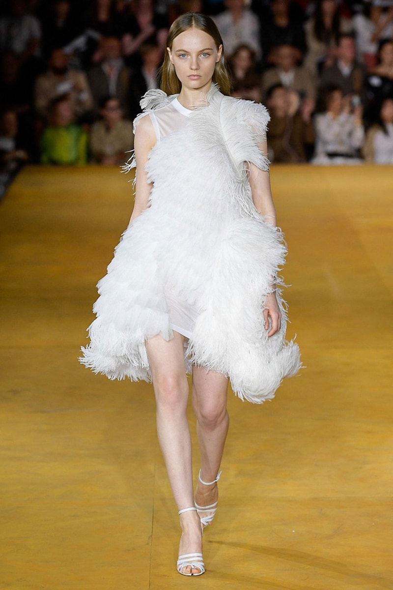 Burberry Riccardo Tisci Spring Summer 2020 London Fashion Week Gown White