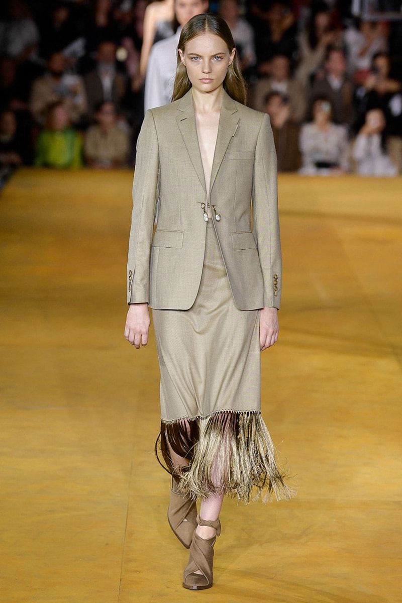 Burberry Riccardo Tisci Spring Summer 2020 London Fashion Week Suit Tan