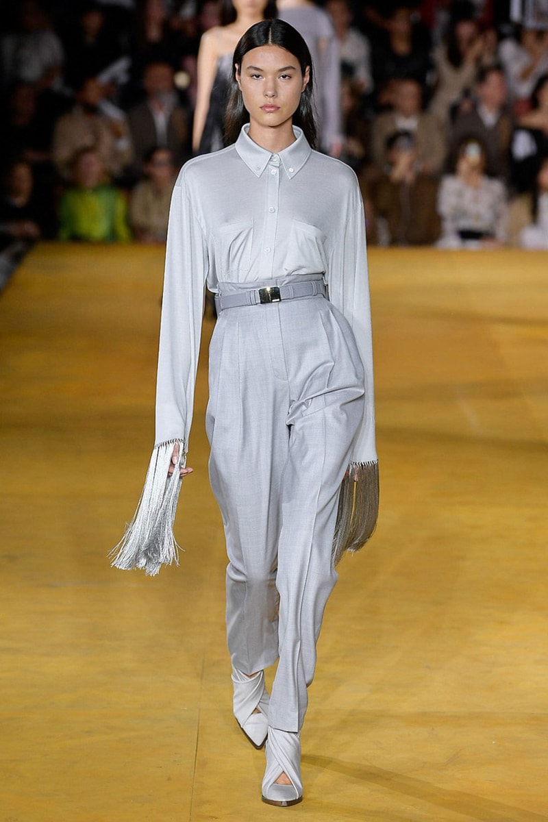 Burberry Riccardo Tisci Spring Summer 2020 London Fashion Week Top Pants Grey