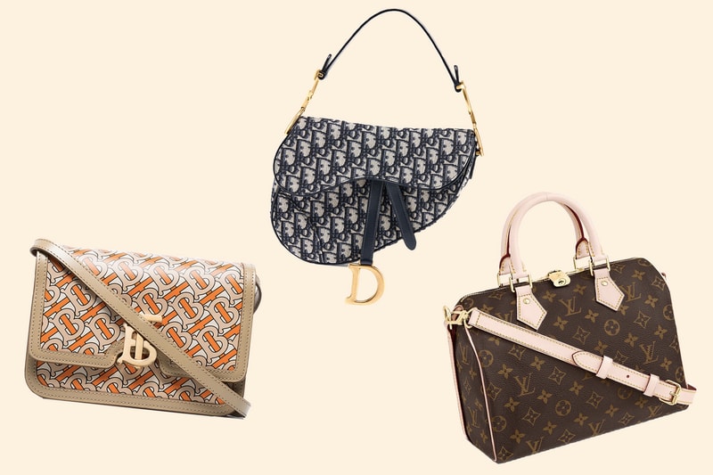 Where to Buy Luxury Designer Monogram Bags Fendi Burberry Louis Vuitton Saint Laurent Stella McCartney Monogrammed Gucci Dior